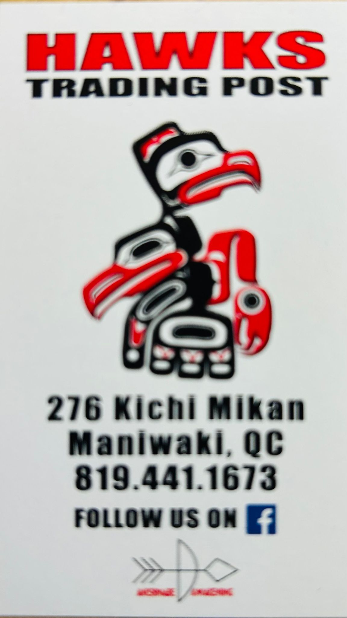 Logo Hawks trading post
